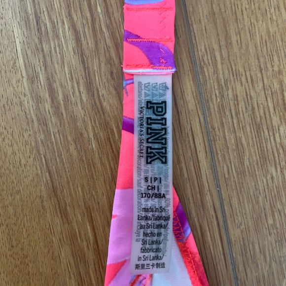 Tropical Pink Victorias Secret Halter Bikini (Top Only) - Picture 3 of 4